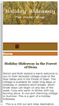 Mobile Screenshot of holiday-hideaway.co.uk